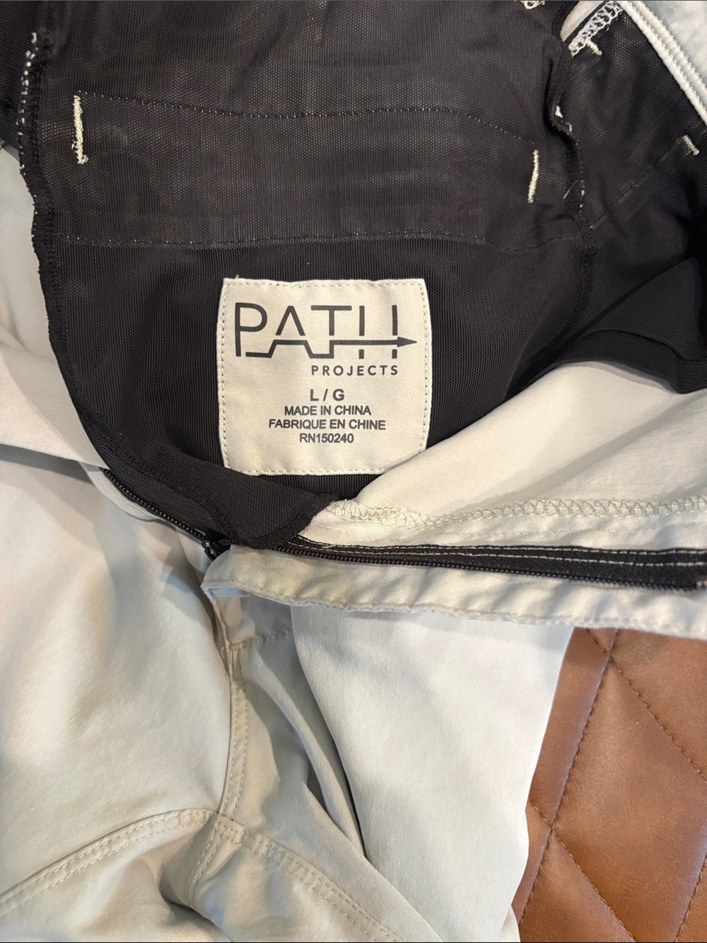 Path Projects Wheeler FT Men's 9 in Large Shorts in Stone - Picture 9 of 9